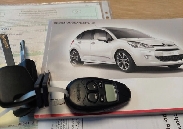Citroen C3 cena 24900 przebieg: 136900, rok produkcji 2014 z Lębork małe 704